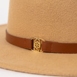 Felt Boater Hat.Ciarra Trim.