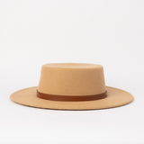 Felt Boater Hat.Ciarra Trim.