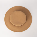 Felt Boater Hat.Ciarra Trim.
