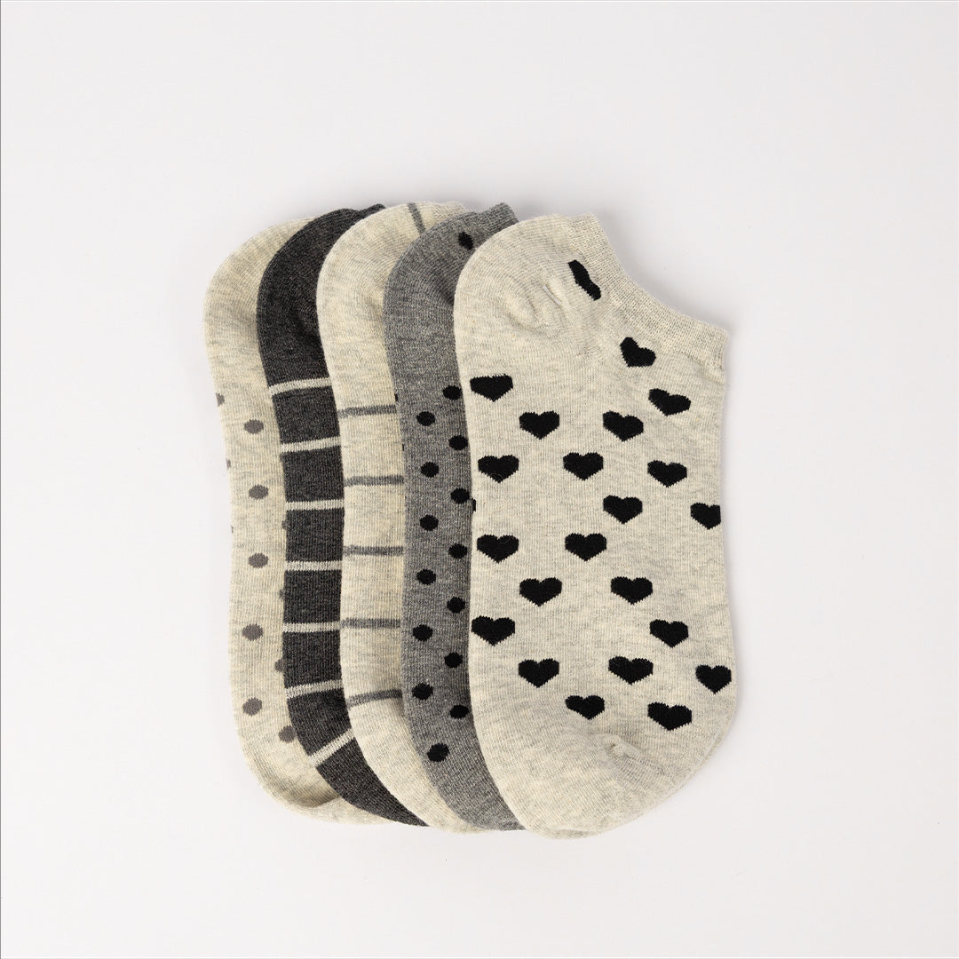 5 Pack Trainer Liner Socks.