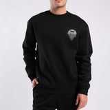 Black Graphic Sweater