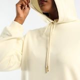 CREAM HOODED SWEATER