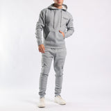 Grey Melange Fleece Cargo