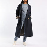 NAVY TRENCH JACKET