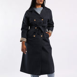 NAVY TRENCH JACKET