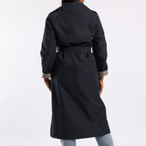 NAVY TRENCH JACKET