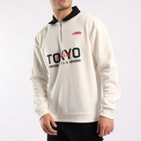 White Fleece Golfer