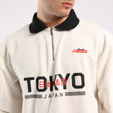 White Fleece Golfer