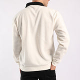 White Fleece Golfer