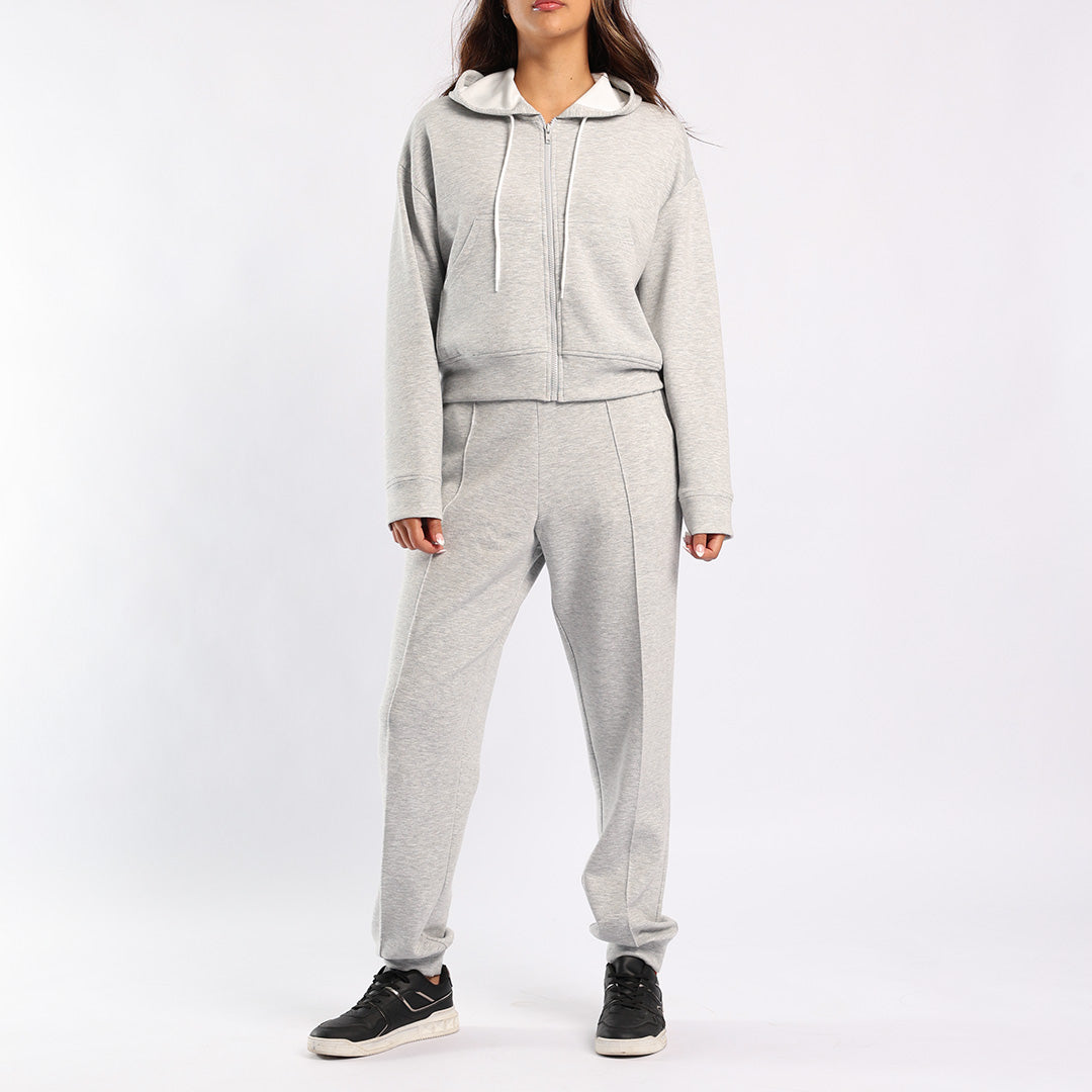 Grey Melange Jacket