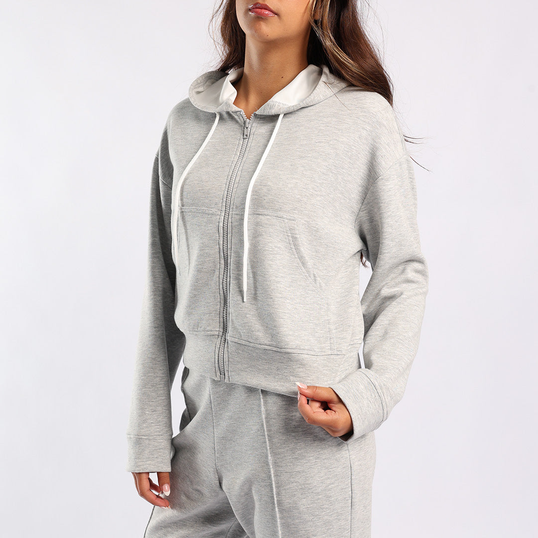 Grey Melange Jacket