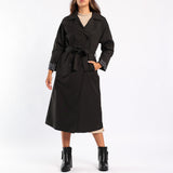 BLACK TRENCH JACKET