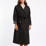 BLACK TRENCH JACKET