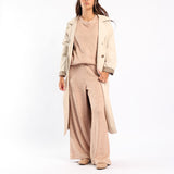 LDS  CARAMEL MELANGE KNIT TOP