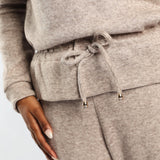 LADIES TIE DETAIL KNIT TOP