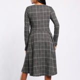 ALORA LADIES BLACK/WHITE DRESS