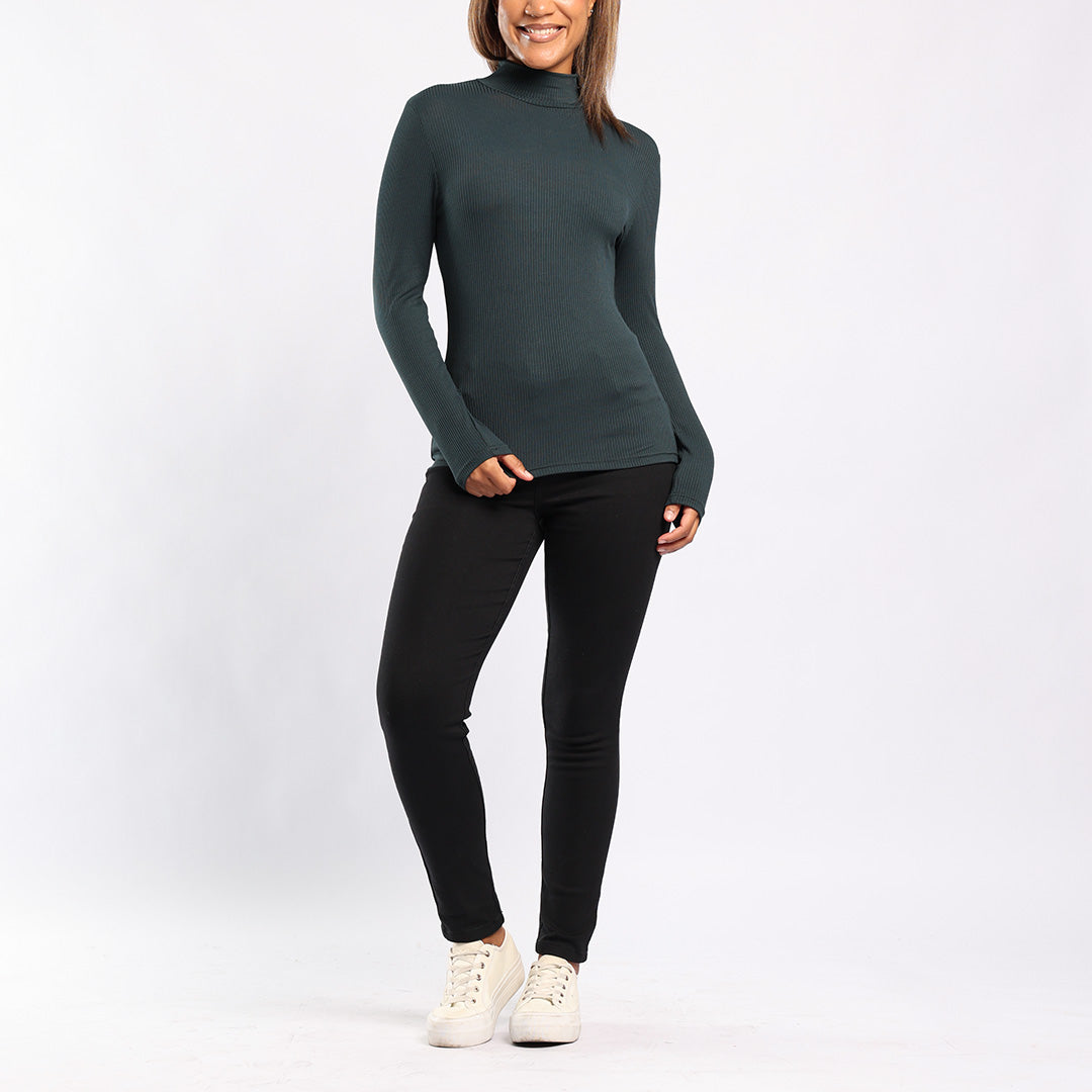 ALORA LADIES GREEN TOP