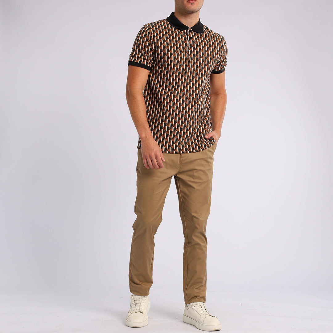 Mens Printed Golfer