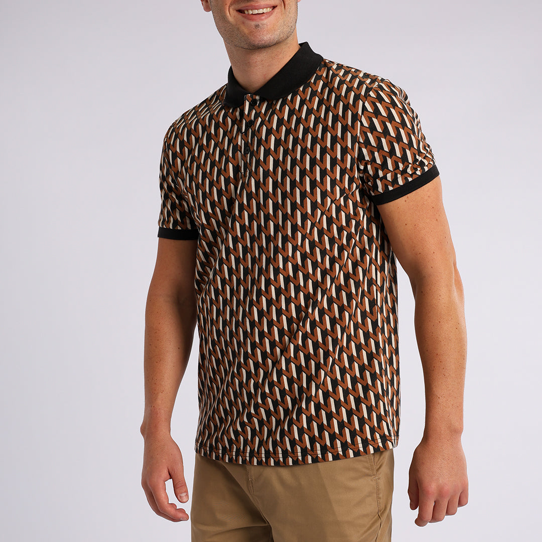 Mens Printed Golfer