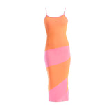 Stripe Seamless Strappy Dress