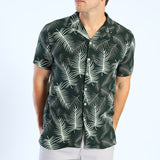 Green Printed Shirt MODA Fashion Fusion