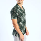 Green Printed Shirt MODA Fashion Fusion