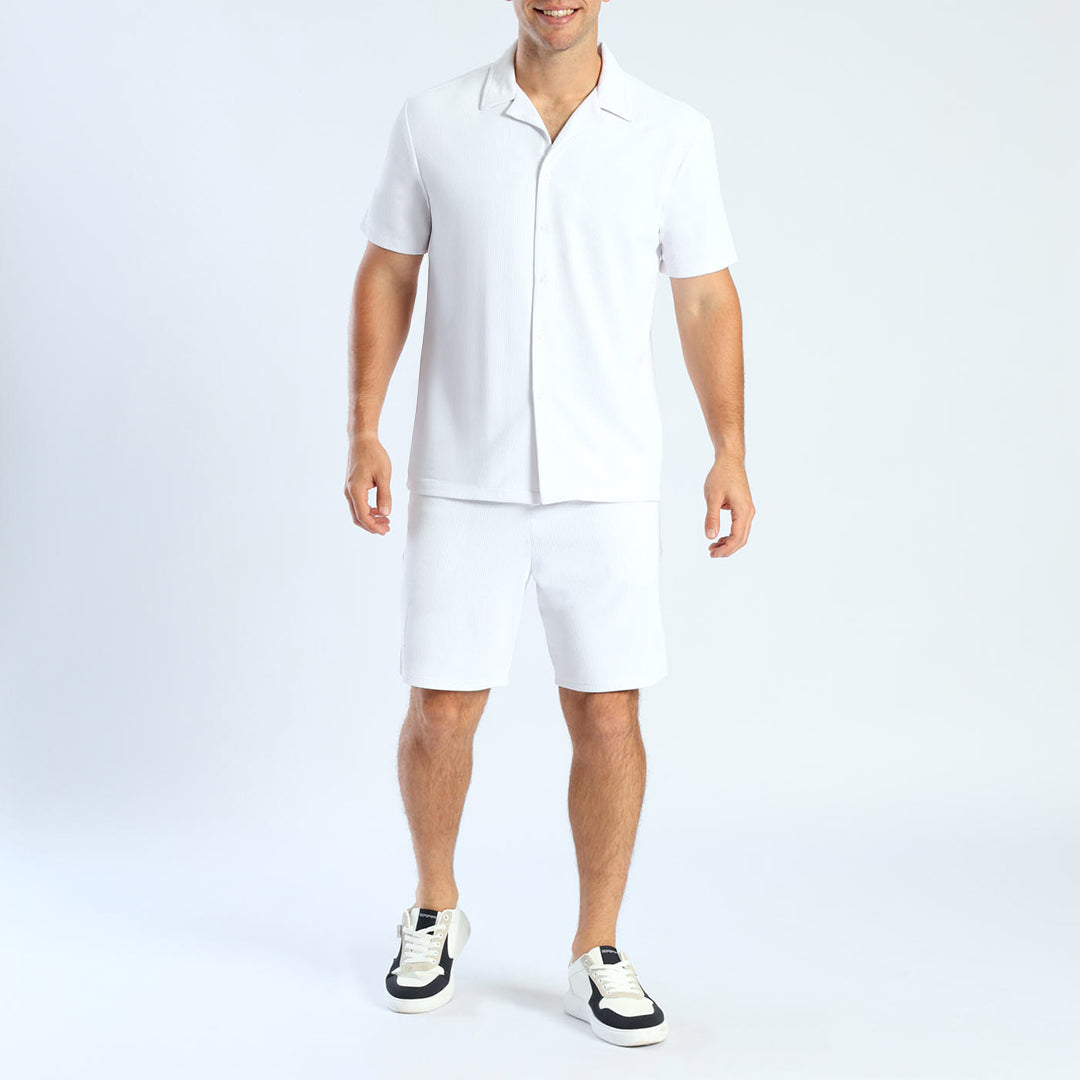 White Seersuckers Shirt