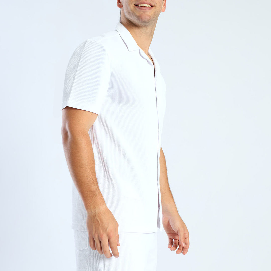 White Seersuckers Shirt