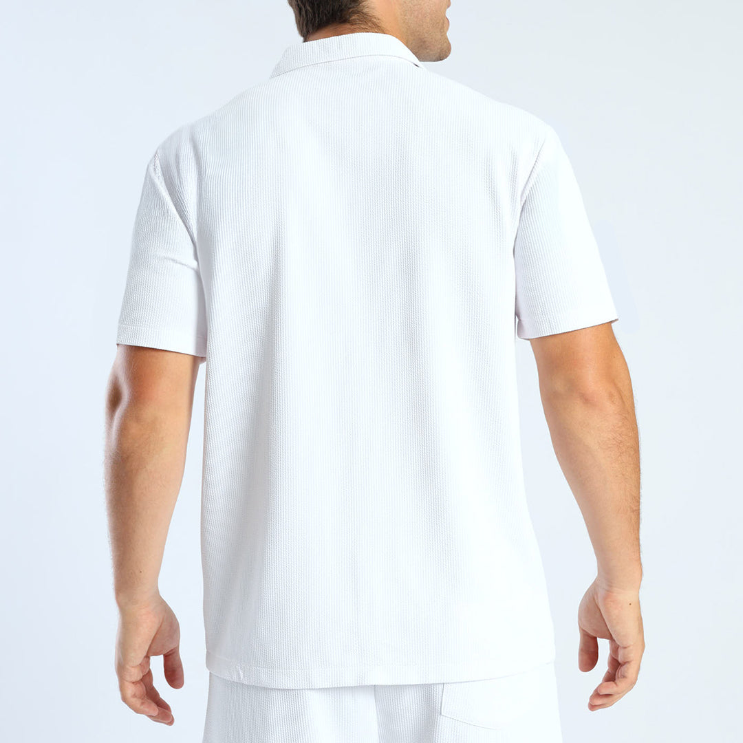 White Seersuckers Shirt