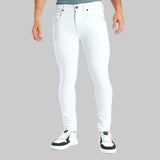 Mens White Skinny Jeans.
