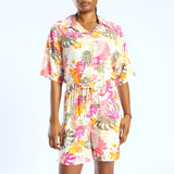Pink Printed Shorts