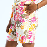 Pink Printed Shorts