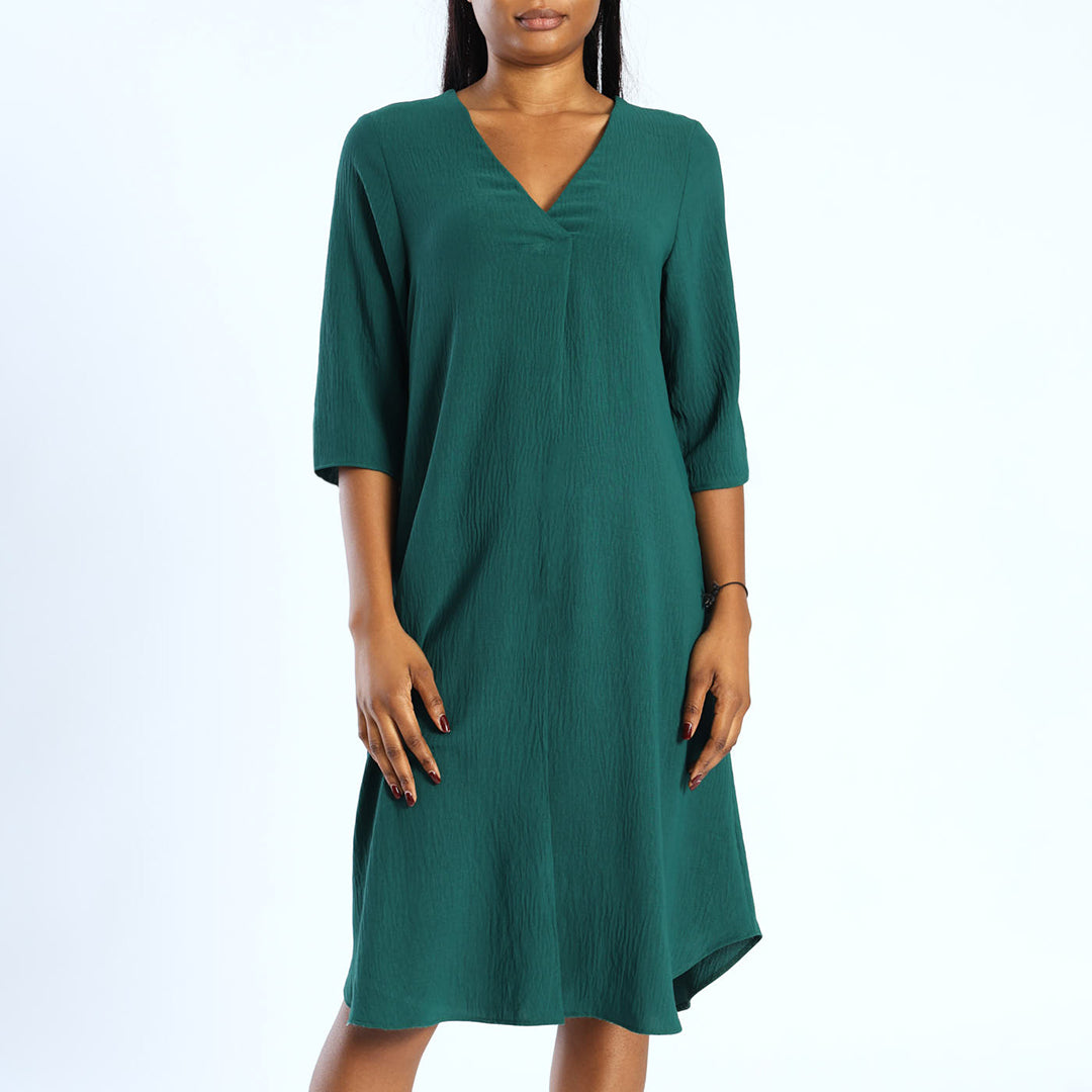 Alora Ladies Olive Dress