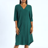 Alora Ladies Olive Dress