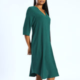 Alora Ladies Olive Dress