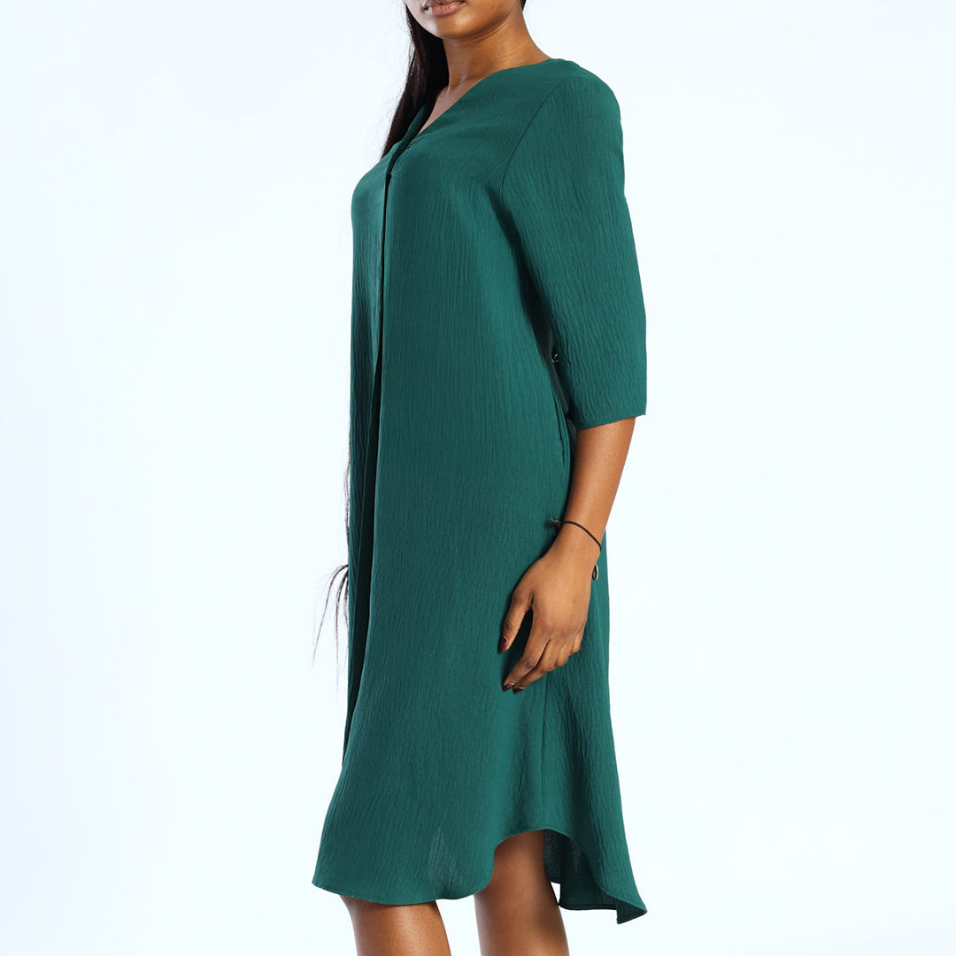 Alora Ladies Olive Dress
