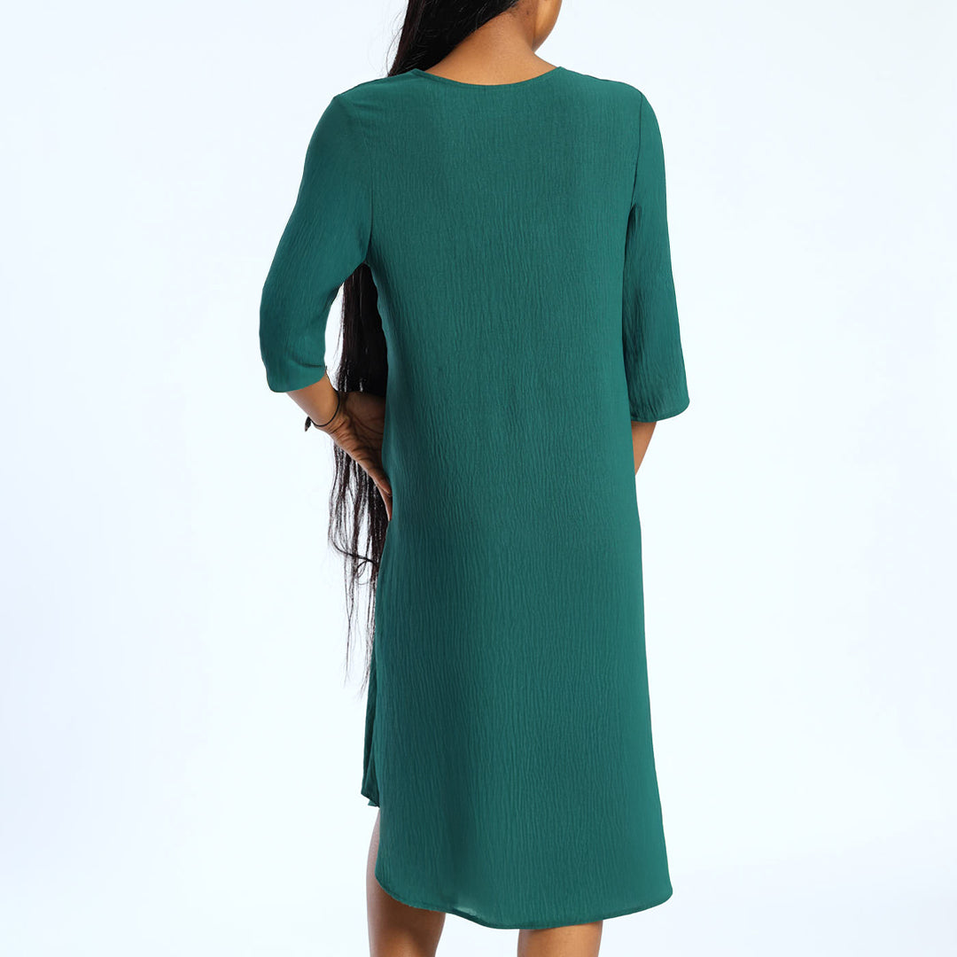 Alora Ladies Olive Dress
