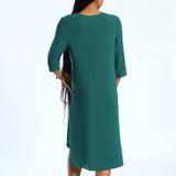 Alora Ladies Olive Dress