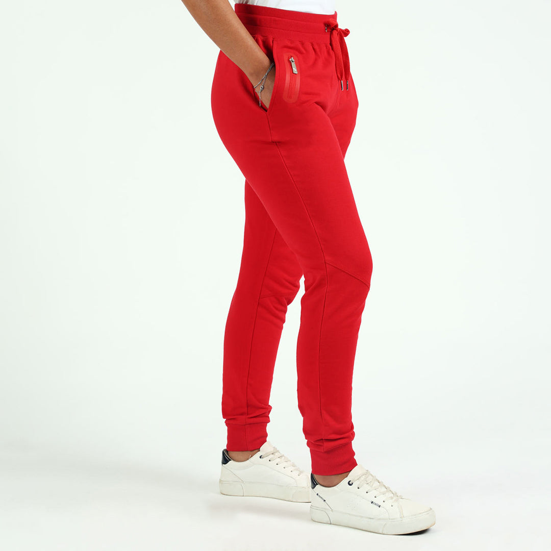 LADIES CIARRA RED JOGGER