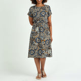 Navy/Floral Tennis Dress