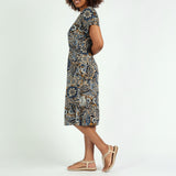 Navy/Floral Tennis Dress
