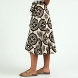 LADIES CIARRA CHOC WRAP SKIRT