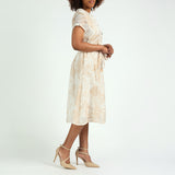 Stone and Cream Shirt Dress