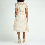 Stone and Cream Shirt Dress