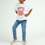 White Graphic Tee