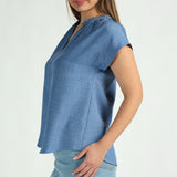 Alora Ladies PD Blue Top