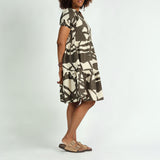 Cream/Olive Henly Dress