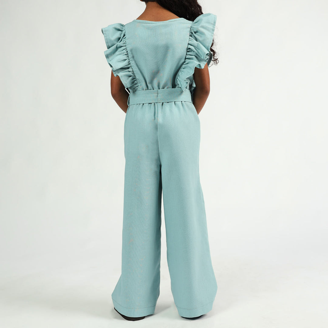 Girls Sage Jumpsuit