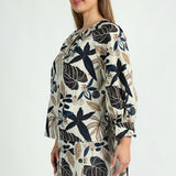LADIES CIARRA NAVY/WHITE TOP