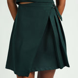 Wrap Pleat Skirt